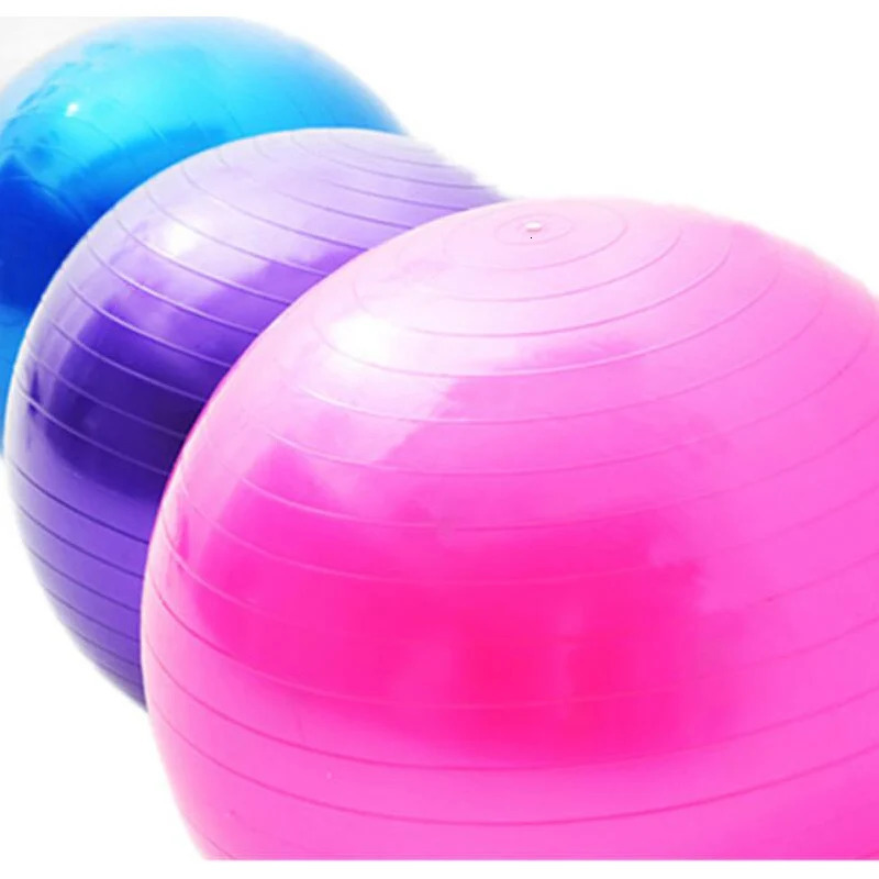 Yoga Balls Sports Fitness Gym Balance Fitball Exercise Inflatable Workout Massage Ball 455565758595cm 240603