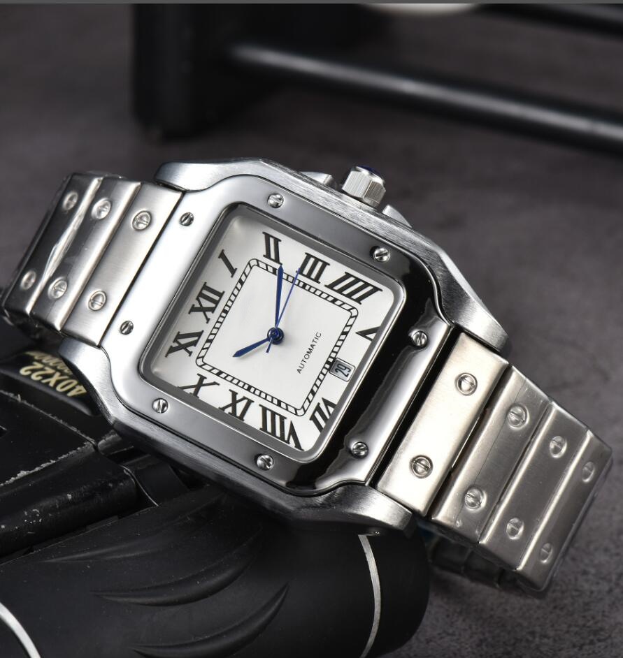 BusinessQuartz moveme Lovers Watch Made of premium stainless steel Baked blue watch needle Sapphire lens deep waterproof fashion