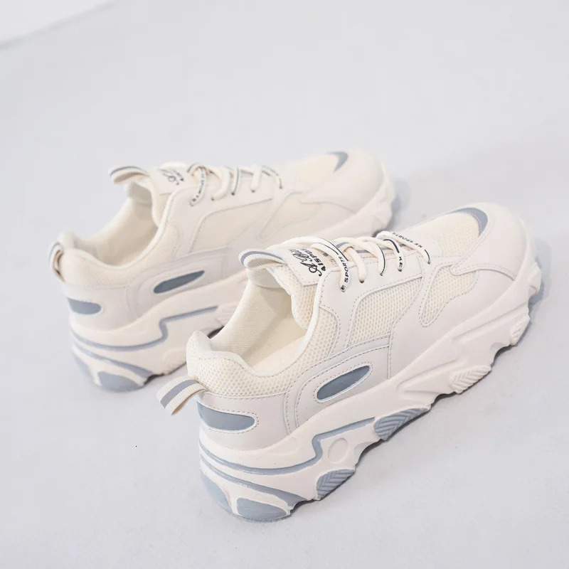 Youth Girls Casual Platform Sneakers Women Fashion Breathable Comfortable Chunky Tennis Increasing Height Running ShoesTrainers 240607