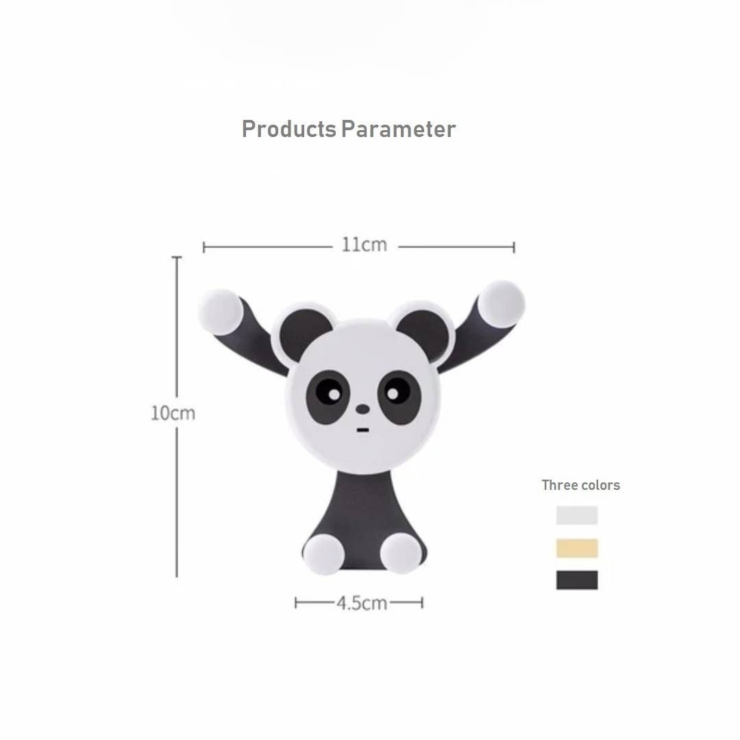 Cute Panda Car Phone Holder Universal Air Vent Mount | 2024 Model