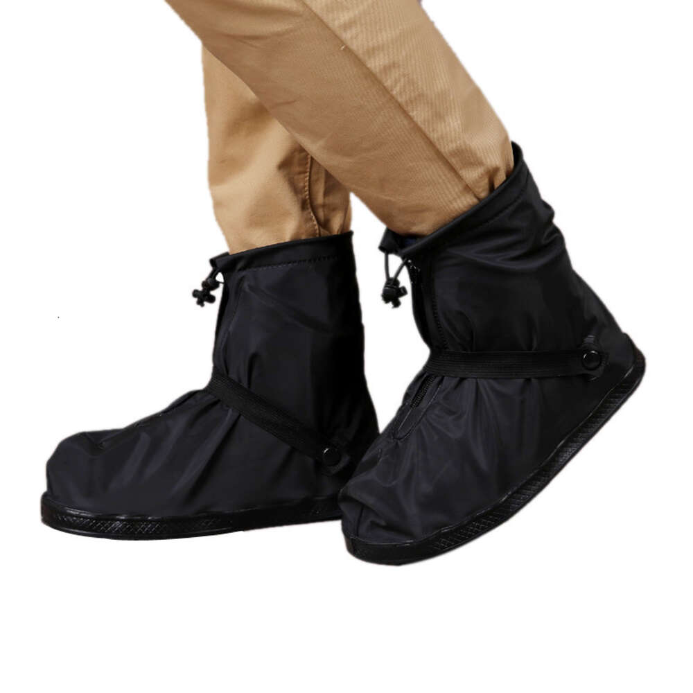 Fashionable thickened zipper waterproof cover, rainproof outdoor shoe cover