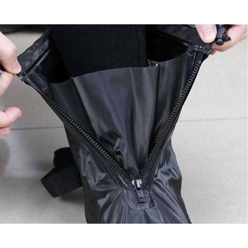 Fashionable thickened zipper waterproof cover, rainproof outdoor shoe cover