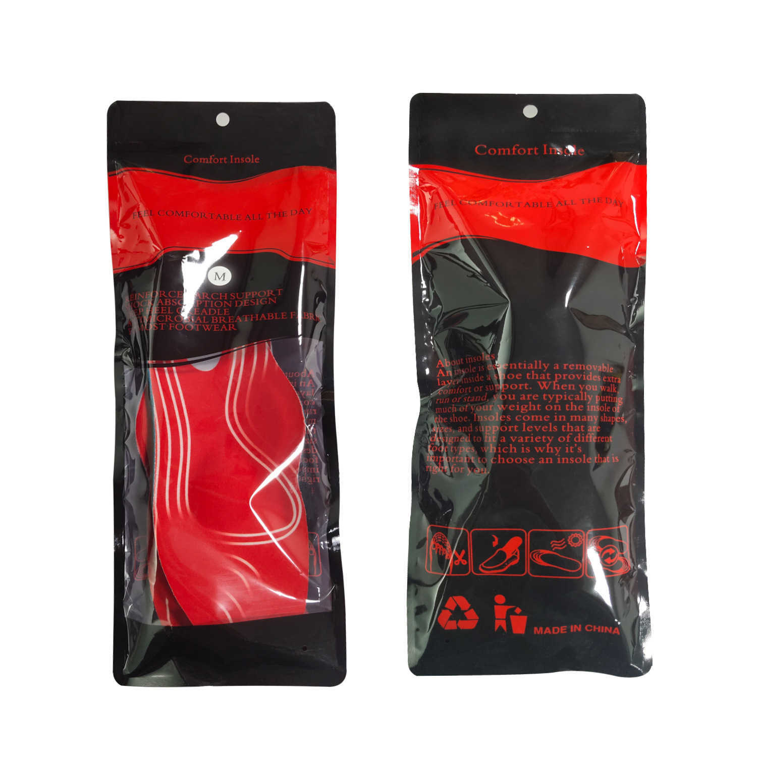 3ANGNI Severe Flat Feet Insoles Orthotic Arch Support Inserts Orthopedic Shoes Soles for Heel Pain Plantar Fasciitis Men Woman H1106