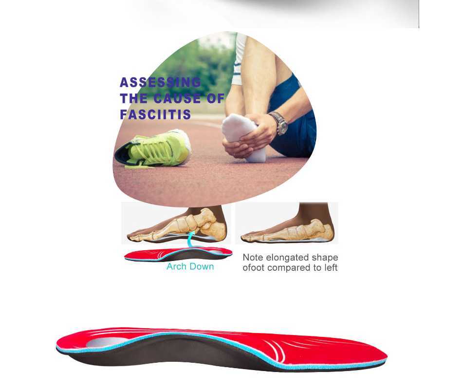 3ANGNI Severe Flat Feet Insoles Orthotic Arch Support Inserts Orthopedic Shoes Soles for Heel Pain Plantar Fasciitis Men Woman H1106