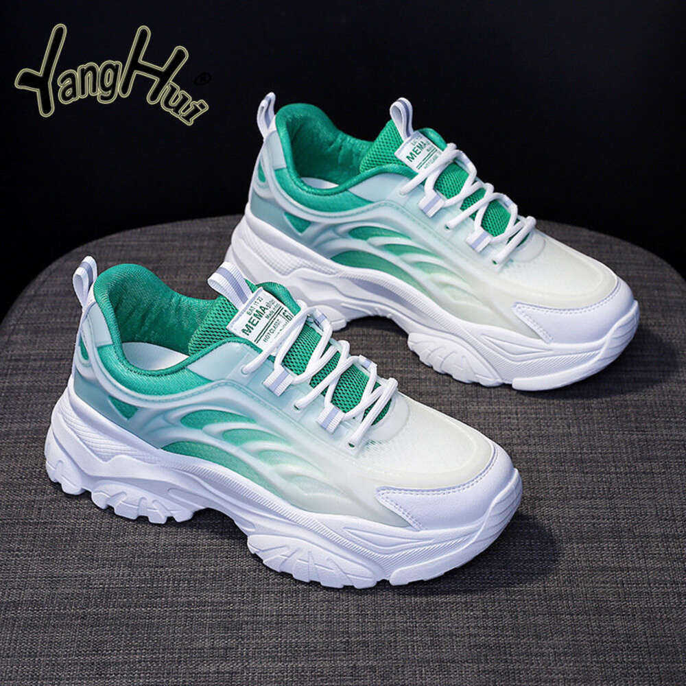 Ddmysports Mixed Colors Breathable Platform Sneakers New Casual All Match Mesh Lightweight Sprots Running Shoes Fashion Spring Autumn OUTDOOR