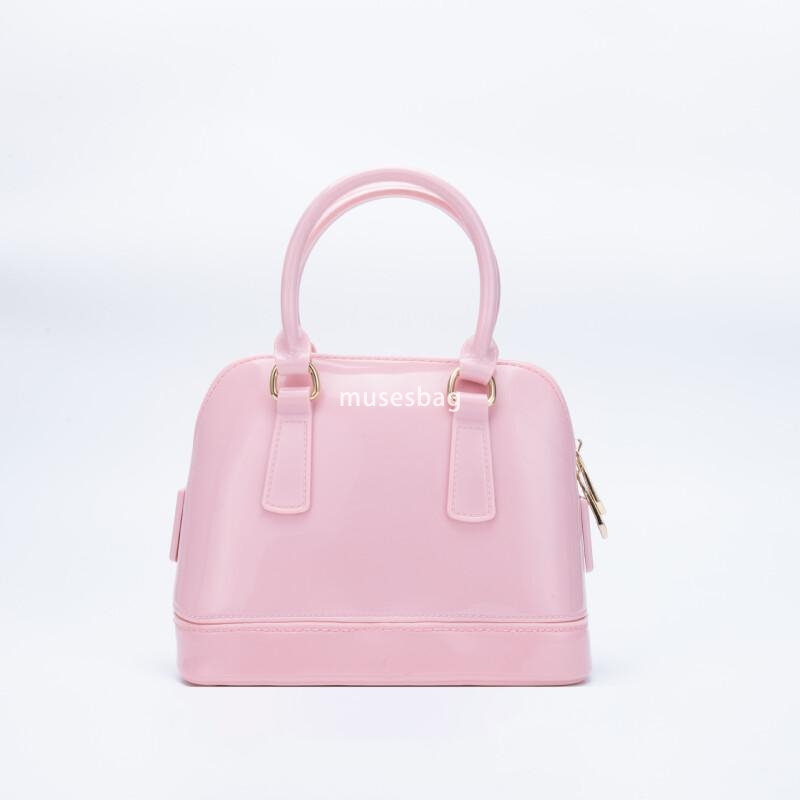 Advanced Fashion Design PVC Jelly Bag New Versatile Zipper Crossbody Bag Women's Commuting Portable Shell Shoulder Bag