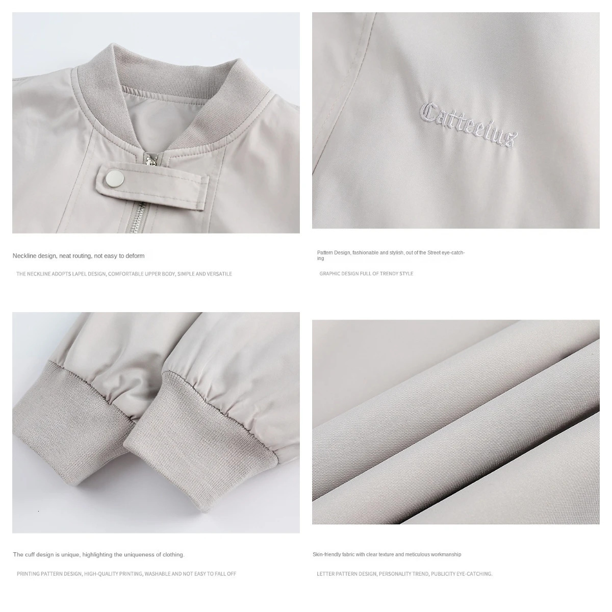 Mens Stylish Jacket with Pocket Decoration Perfect for Outdoor Travel and Baseball Loose-Fitting Skin-Friendly Fabric 240530