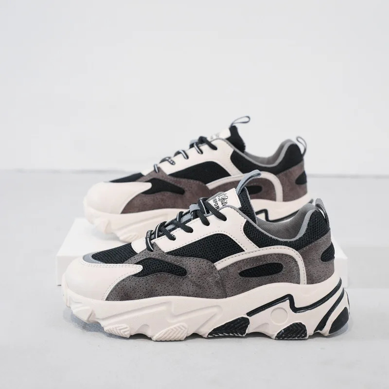 Casual Platform Sneakers Youth Girls Women Fashion Breathable Comfortable Chunky Tennis Increasing Height Running ShoesTrainers