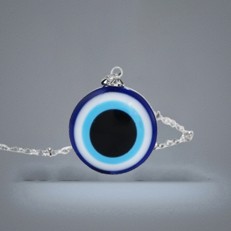 1PC Blue Glass Evil Eye Pendants Necklace For Women Men Turkey Lucky Necklace Choker Jewelry Accessories