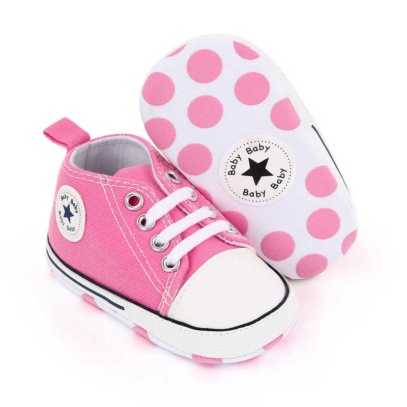 Baby Sneakers Hot selling wholesale canvas unisex baby toddler walking shoes soft sole prewalkers sneakers Soft Shoes
