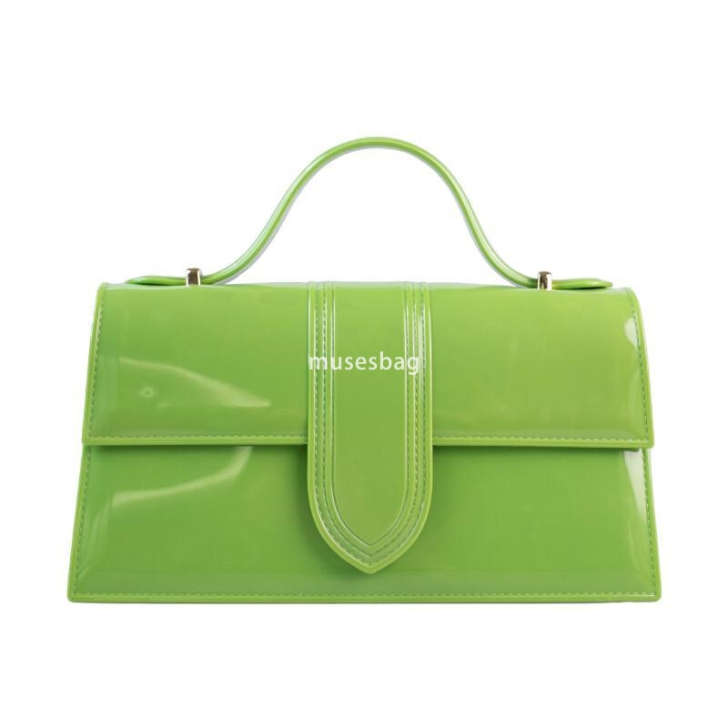 Multi color PVC Barbie Jelly Bag Fashionable and Versatile Large Capacity Handbag Anti Dirt and Easy to Wash Summer Women's Crossbody Bag