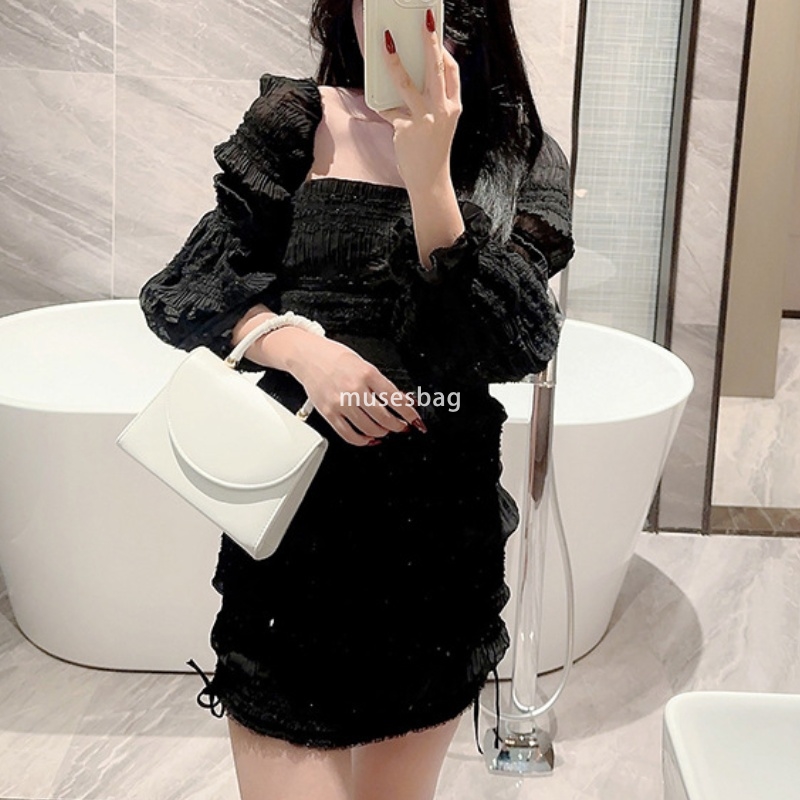 Designer Ladies Fashion Women's Dinner Bag Celebrity Design Light Luxury Handheld Bag Versatile Simple Chain Single Shoulder Crossbody Bag