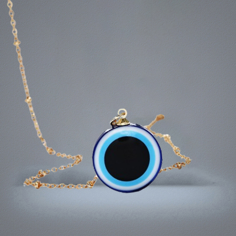 1PC Blue Glass Evil Eye Pendants Necklace For Women Men Turkey Lucky Necklace Choker Jewelry Accessories