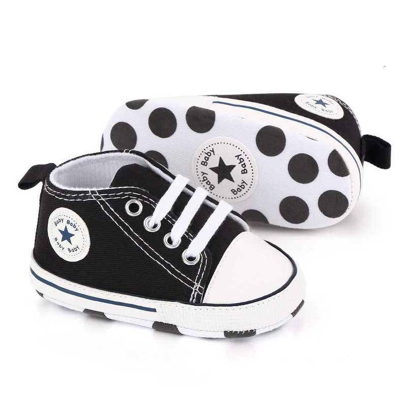 Baby Sneakers Hot selling wholesale canvas unisex baby toddler walking shoes soft sole prewalkers sneakers Soft Shoes