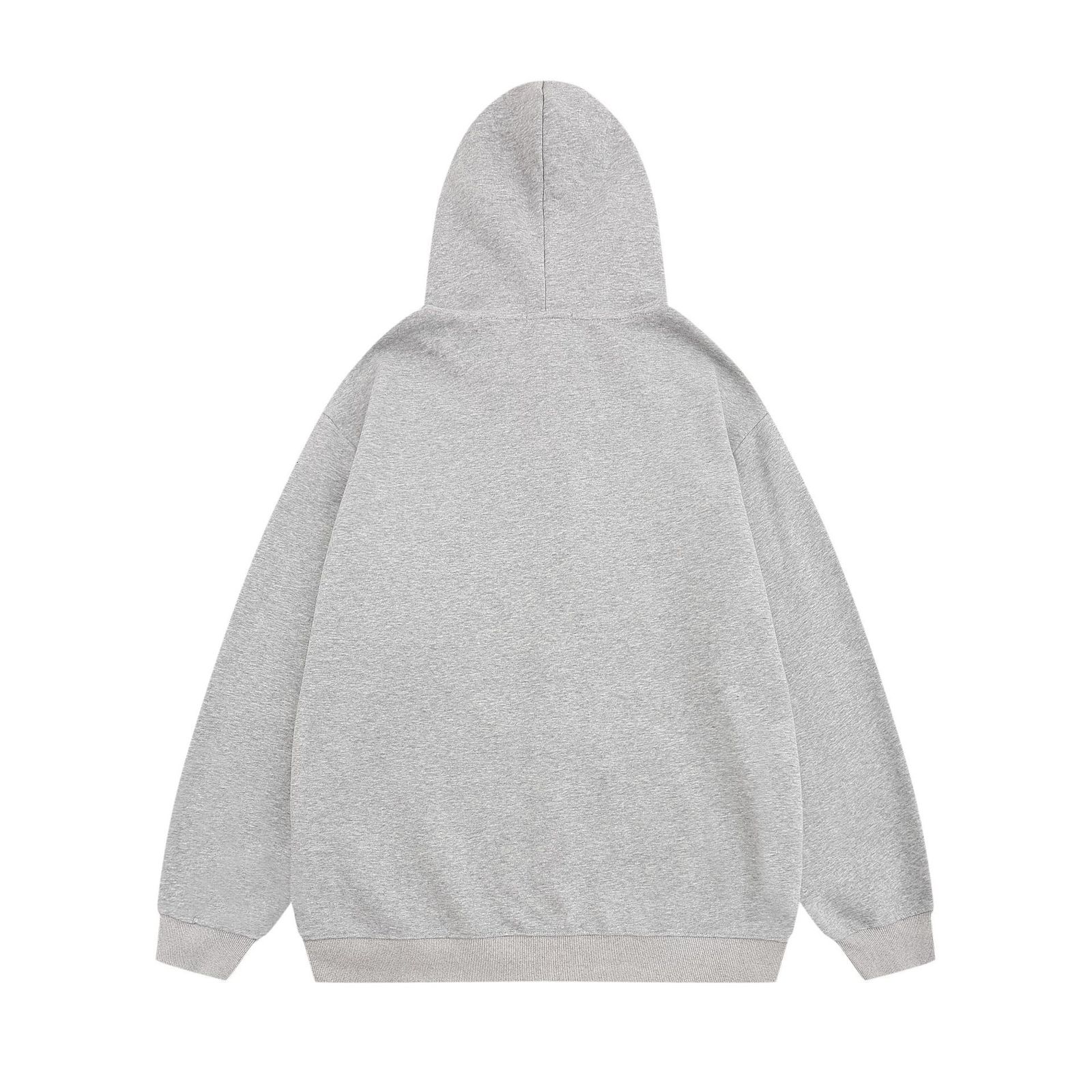 Womens Hoodies Sweatshirts Raspberry color sweet and spicy oversize letter hooded sweater men and women spring and autumn couple cardigan loose jacket