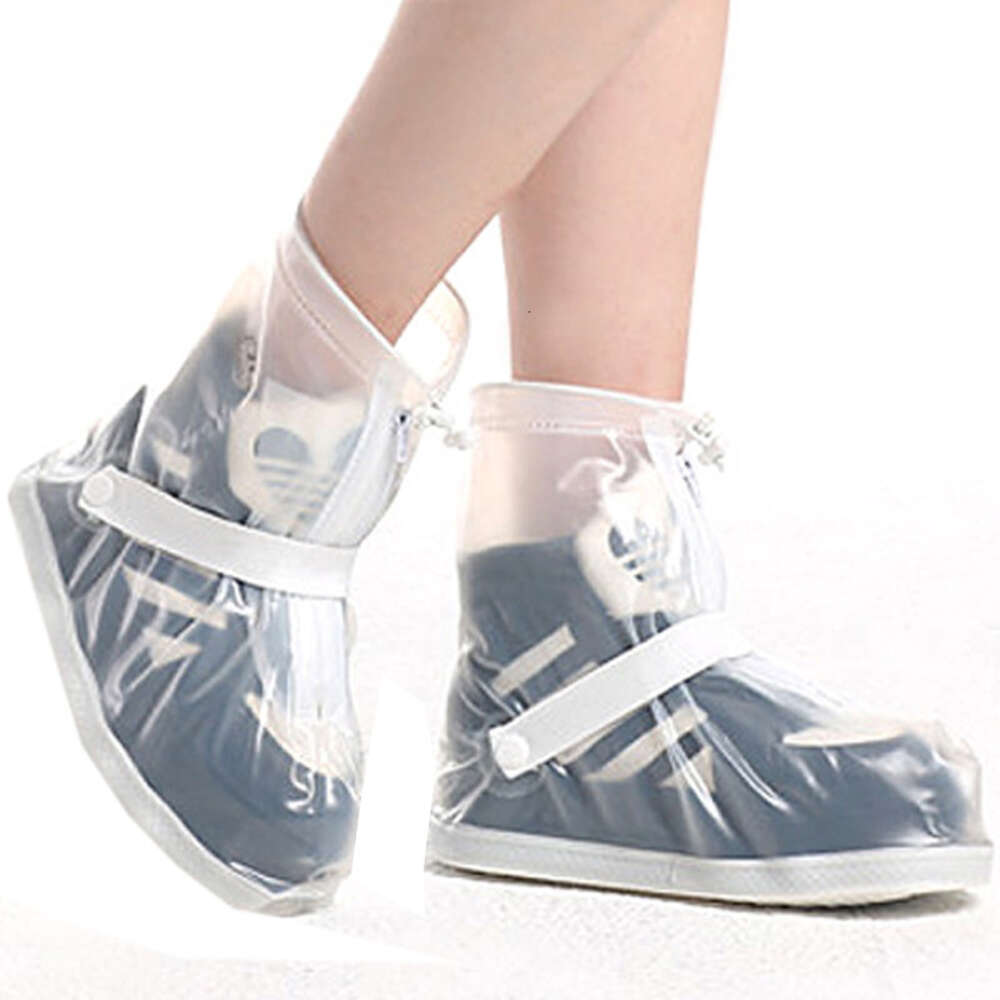 Fashionable thickened zipper waterproof cover, rainproof outdoor shoe cover