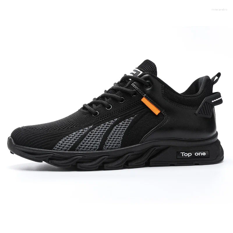 Casual Shoes Men's Thick Sole Breathable Sneakers Low Lace Up Fashion Men Spring Comfortable Versatile Outdoor Running