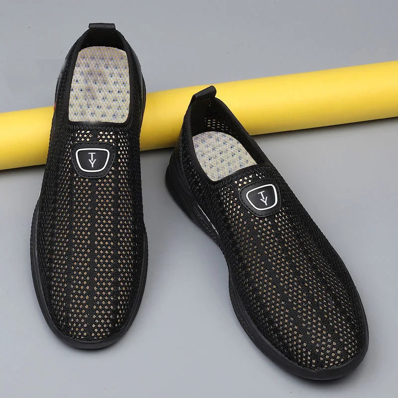Men's Mesh Breathable Loafers: Non-slip Summer Shoes for Casual Work 4