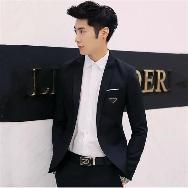 2026 New Fashion Style Luxury Brand Designer Men's Business Casual Suit European and American Slim Fit Small Suit Coat Size M-5XL