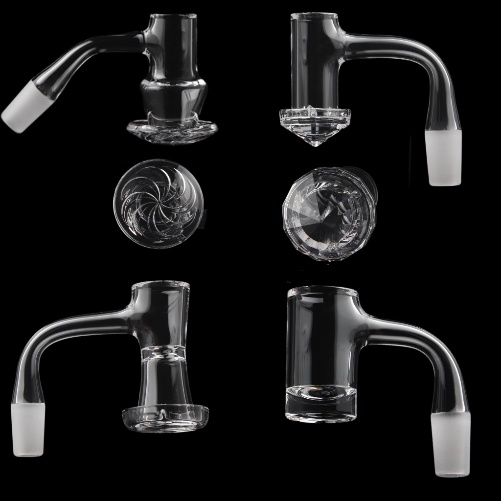 4 Style Full Weld Terp Slurpers Banger Blender Quartz Smoke Nails 10/14/18 mm For Glass Water Bongs Pipes Dab Rigs