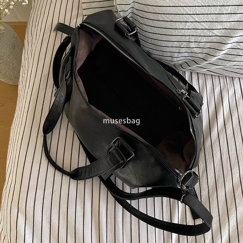 High quality women's designer fashionable portable travel bag Korean version casual retro tote bag large capacity classic crossbody bag luggage b