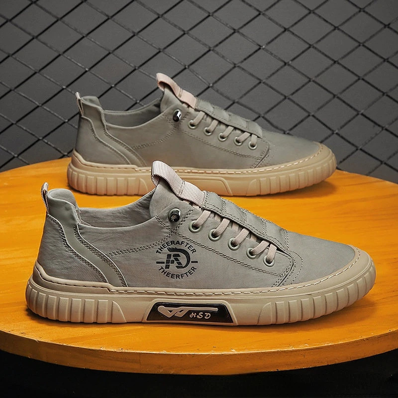 Slip Breathable Casual Sneakers Canvas on Walking Flats Thats Vulcanized Fashion Mens Shoes 24060