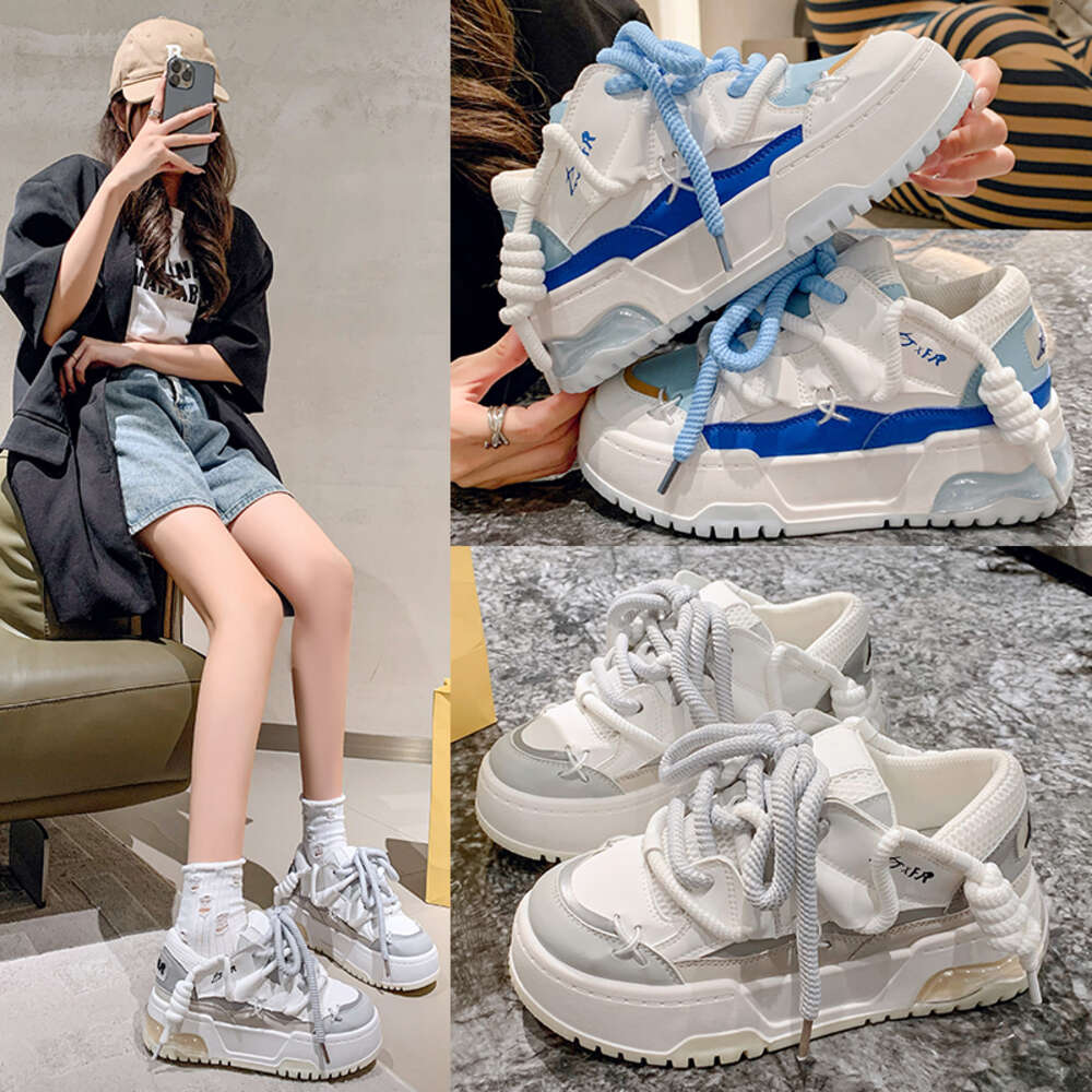 Ddmytiger Ddmytiger Wide Soled Thick Design Bread Platform Comfortable Fashion Sports Shoes Women S G