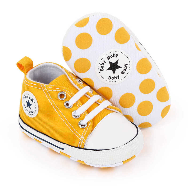 Baby Sneakers Hot selling wholesale canvas unisex baby toddler walking shoes soft sole prewalkers sneakers Soft Shoes