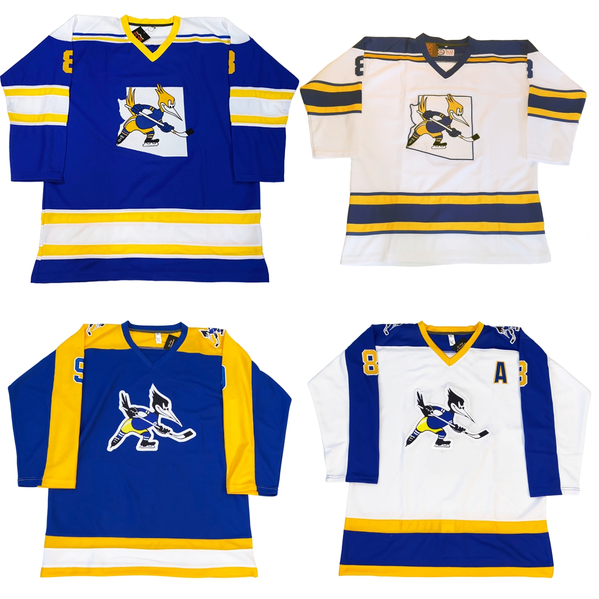 Phoenix Roadrunners Retro Hockey Jersey Stitched Vintage Custom Any Name And Number cyhjersey