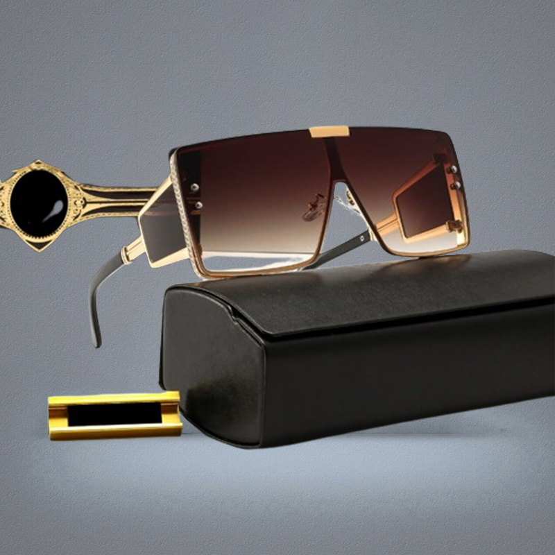 2021 classic titas designers Women Sunglasses for men with UV400 lenses big square frame on summer vacation driving sun glasses3267831