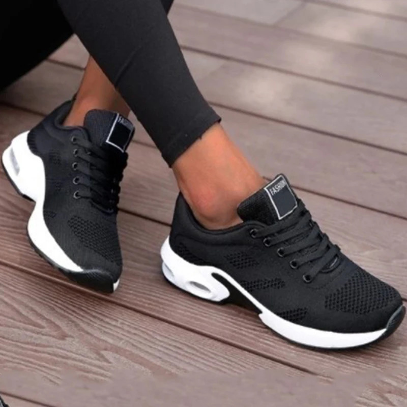 Women Sneakers Shoes Comfortable Ladies Shoes Flat Womens Sneakers Footwear Platform Sneakers Trainers Shoes Woman Mujer 240607