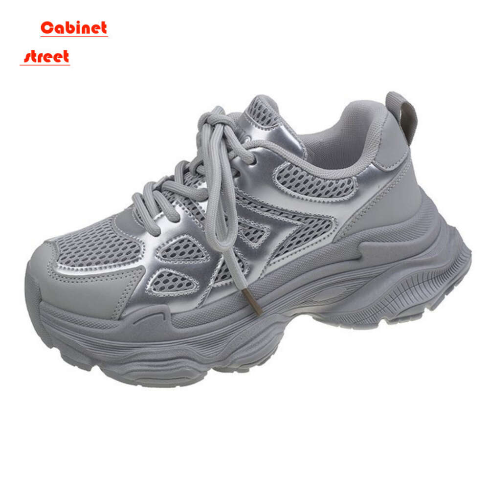 Ddmytiger Ddmytiger Daddy Vulcanize Women Four Seasons New Casual All Match Ladies Light Breathable Thick Sole Increase Running Shoes