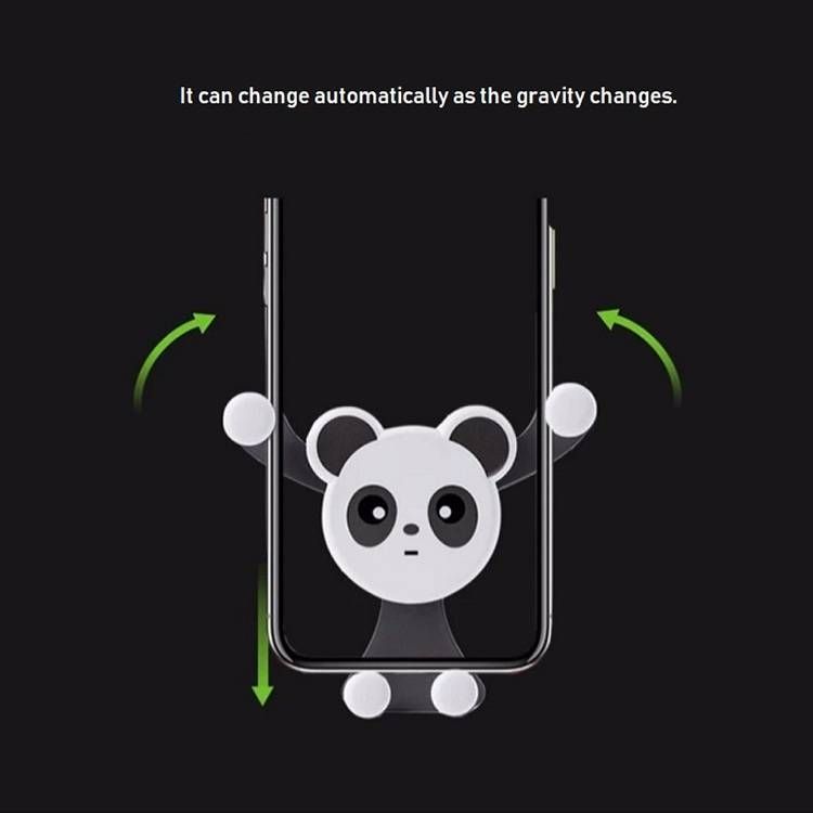 Cute Panda Car Phone Holder Universal Air Vent Mount | 2024 Model