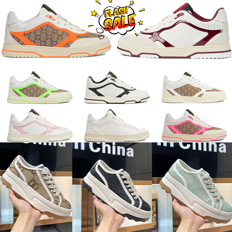 Designer Dress Shoes 1977 Casual Re-Web Sneakers Ladies Shoe Trainers Luxury Vintage Chaussures Fashion Shoes wave Mouth Sneaker Beige Men Women