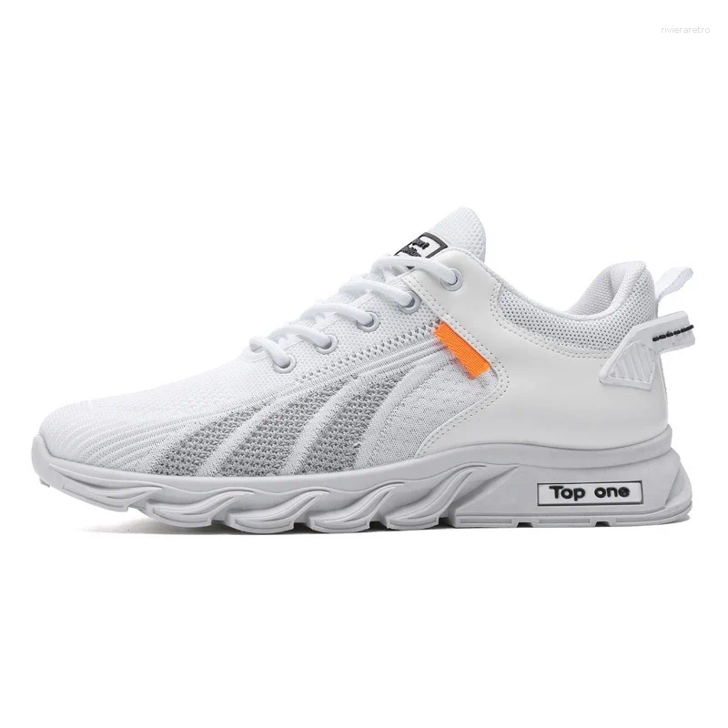 Casual Shoes Men's Thick Sole Breathable Sneakers Low Lace Up Fashion Men Spring Comfortable Versatile Outdoor Running