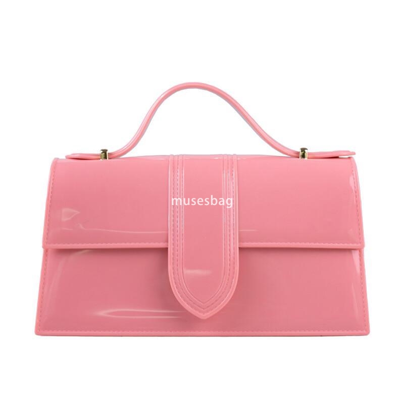 Multi color PVC Barbie Jelly Bag Fashionable and Versatile Large Capacity Handbag Anti Dirt and Easy to Wash Summer Women's Crossbody Bag