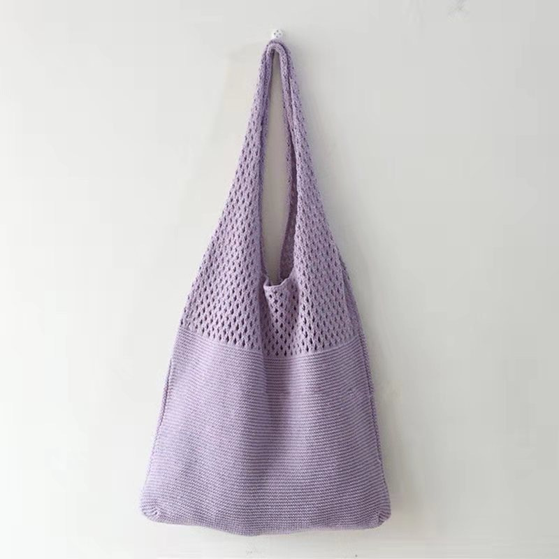 New best-selling knitted bags woven bags shoulder bags Japanese and Korean tote bags bohemian bags crossbody bags women's bags trendy
