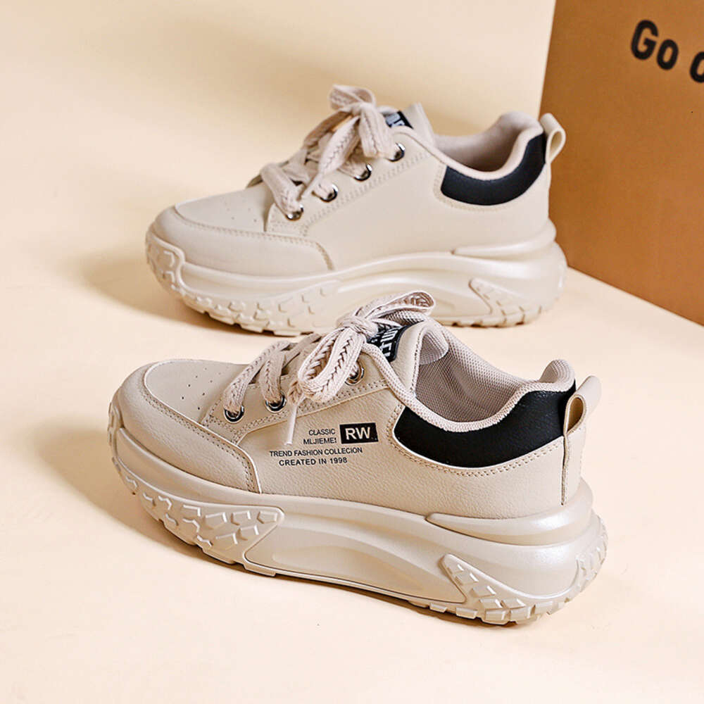 Ddmysports Spring New Versatile Little White Thick Sole Dad Eightening And Slimming Casual Sports Women S Shoes OUTDOOR