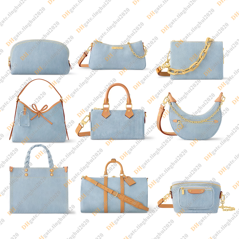 Ladies Fashion Designe Luxury Denim Bag Shoulder Bag Crossbody Handbag Tote Bumbag Luggage TOP Mirror Quality M83353 M83532 M24846 M11401 M11462 M24897 Purse Pouch