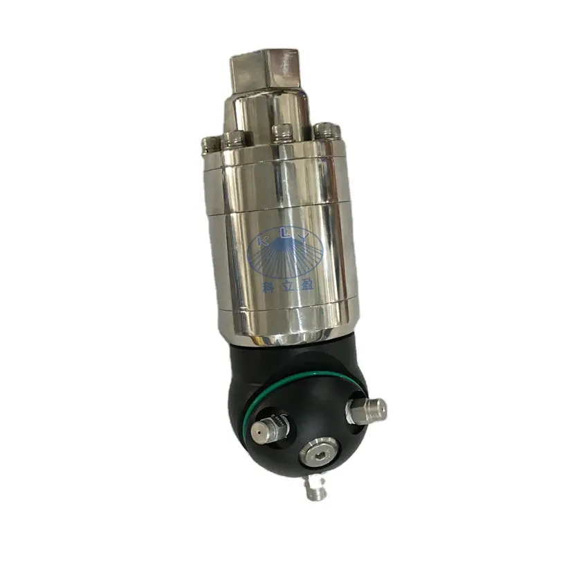 Industrial equipment high pressure tank cleaning head for trash bin, self rotating nozzle