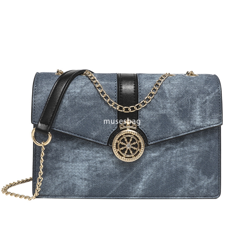 Women Korean version of autumn and winter bags new niche high-end fashionable and versatile one shoulder crossbody chain small square bag trend