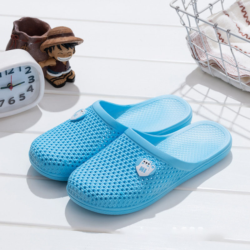 Summer Thick 2024 Couple Soft Bottom Hole Injection Shoes Womens Headband Breathable Purple Fashion Cover Toe Cool Slippers Free of Shipping Lhshoe