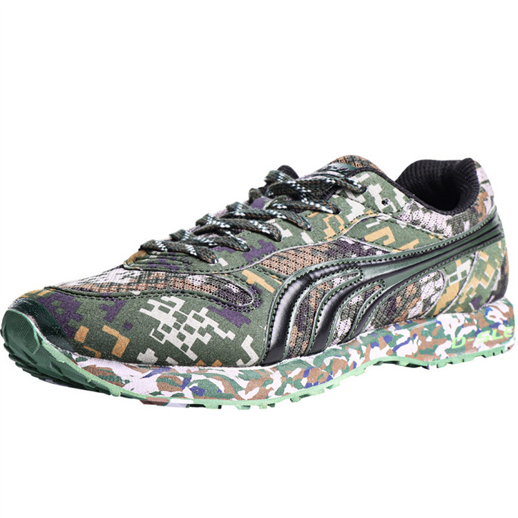 running Summer light training camouflage wear-resistant and shock-absorbing outdoor sports shoes free shipping Lhshoe
