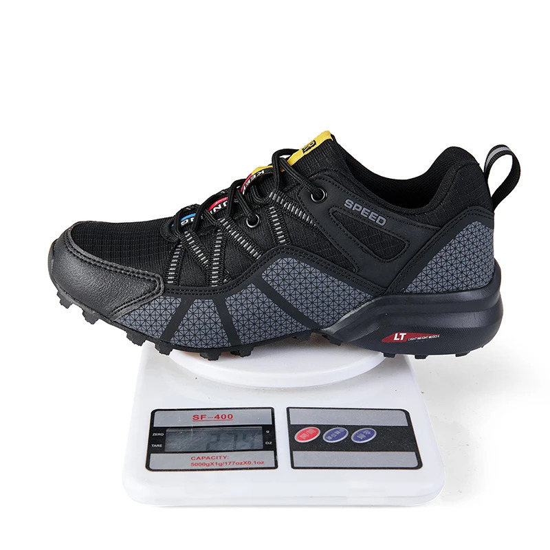 Men Mesh Breathable Hiking Travel Outdoor Woodland Cross Country Mountain Cycg Sports Shoes 240607