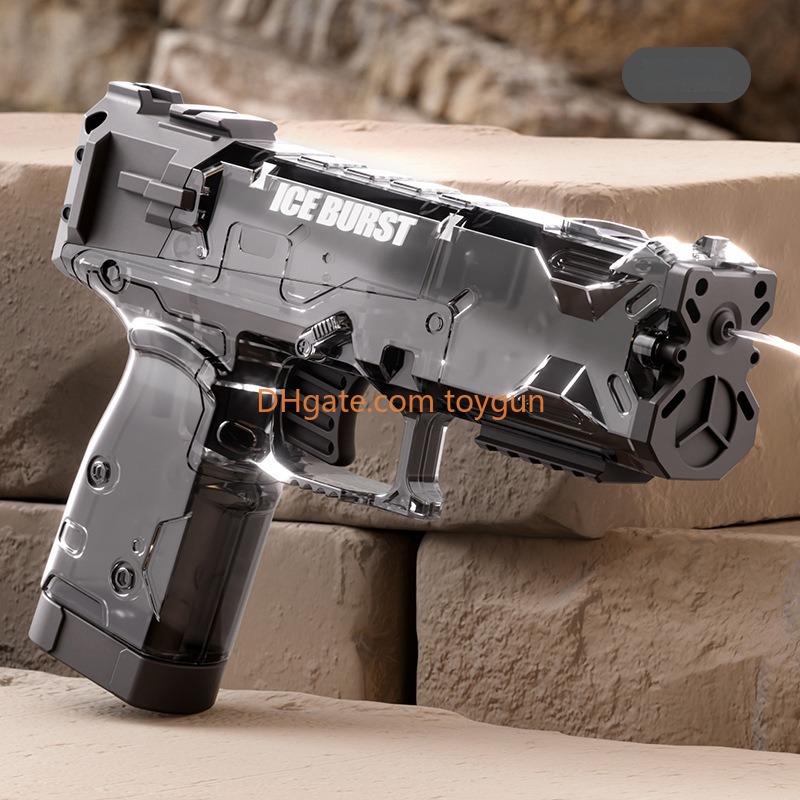 Small Size Water Gun Cool Appearance Continuous Firing Blowback Watergun Large Capacity Toy Gun Summer Pool Outdoor Cs Pubg Jedi Game Prop Gifts for B