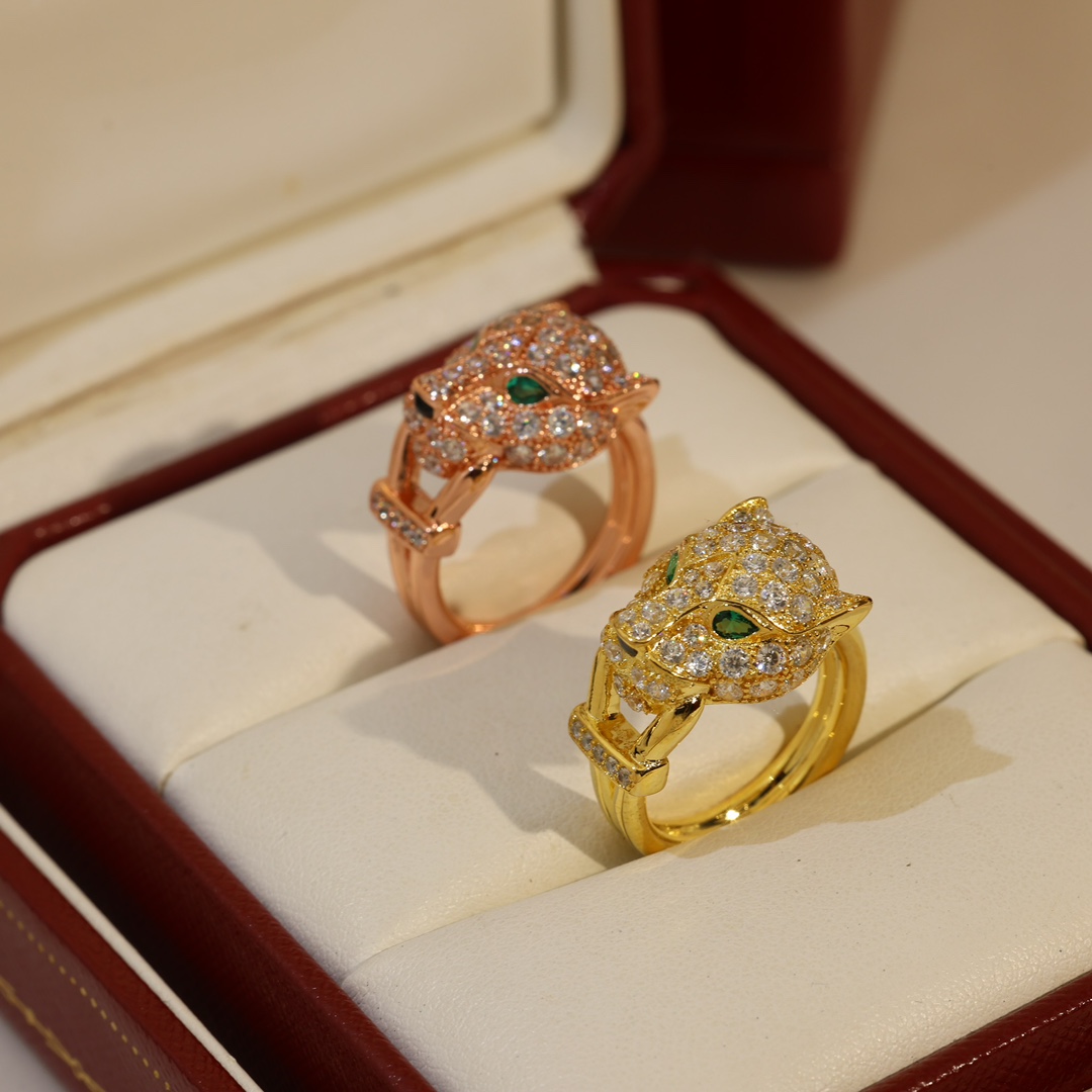 With Side Stones Three in one ring blue turquoise flowers with box women gift lady Party fashion accessories black white R250425