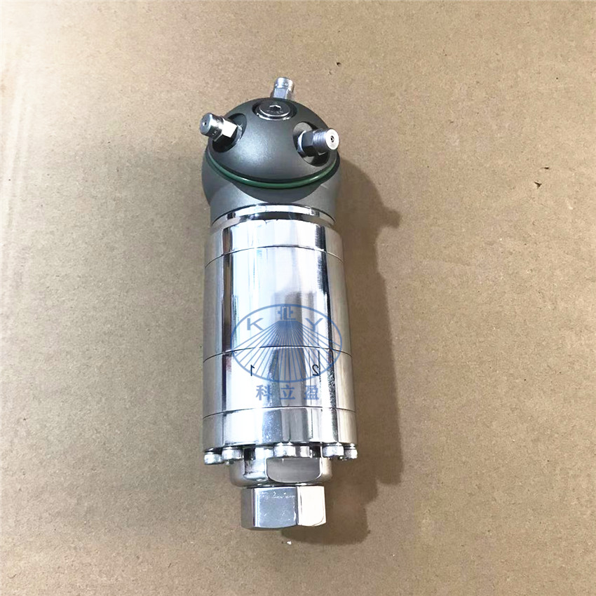 Industrial equipment high pressure tank cleaning head for trash bin, self rotating nozzle