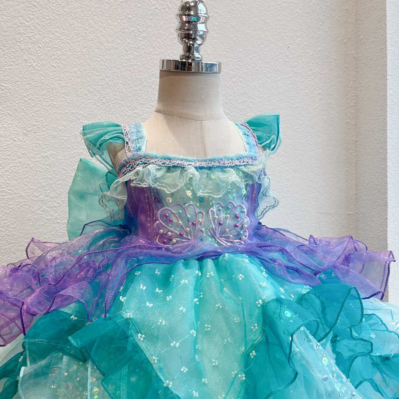 Girl's Dresses Girl's Mermaid Lolita Dress Sparkling Sequin Super Beautiful Pengpeng Princess Dress Mermaid Concubine Dress
