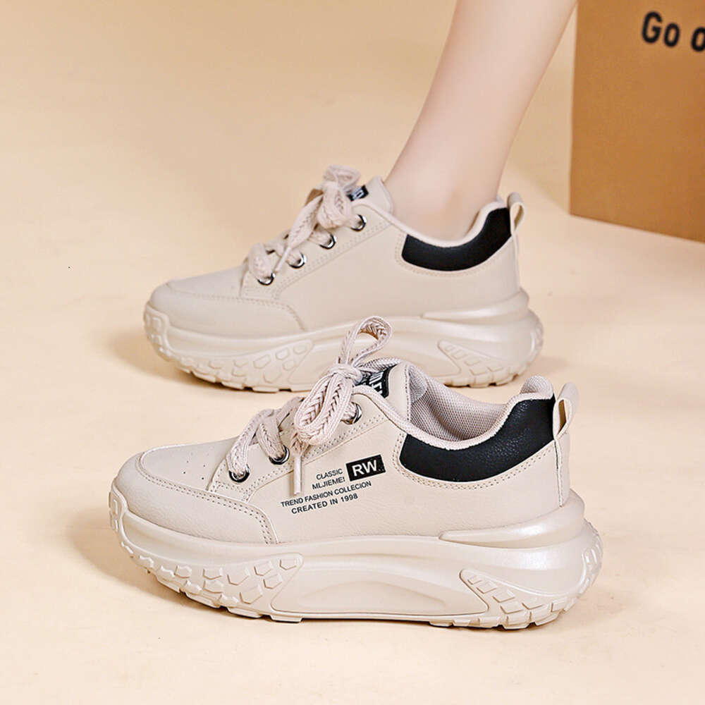 Ddmysports Spring New Versatile Little White Thick Sole Dad Eightening And Slimming Casual Sports Women S Shoes OUTDOOR