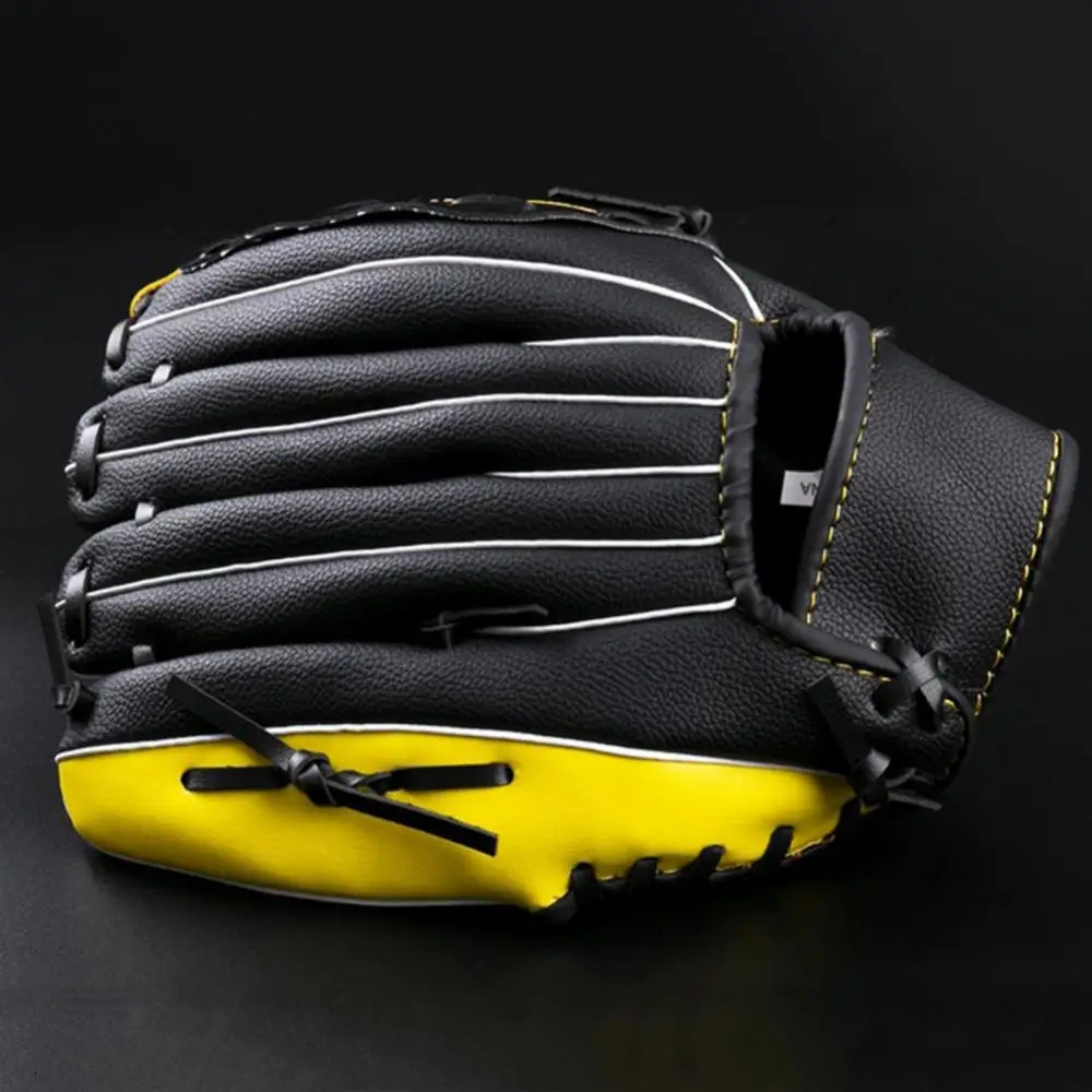 Baseball Gloves Faux Leather Kids Adult Left Hand Training Practice Softball Baseball Gloves High quality Sportswear Gloves 240527
